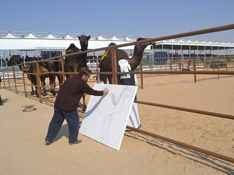 Art festival in Liwa an ode to camels