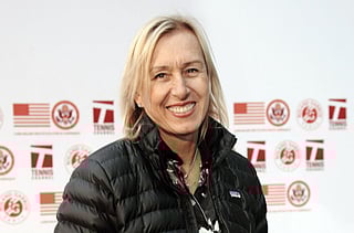 Tennis legend Martina Navratilova denied entry at a cafe in Wimbledon