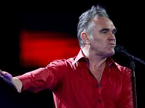 British singer Morrissey