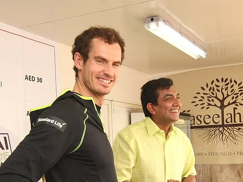 Andy Murray cooks up a storm