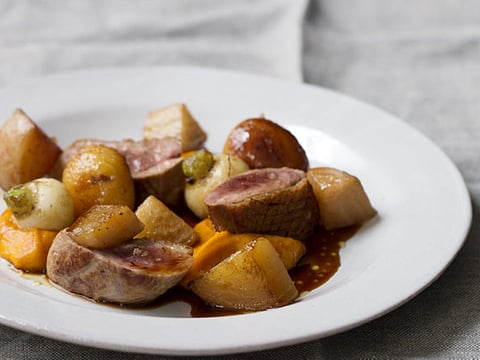 Roast duck breast by Jason Atherton