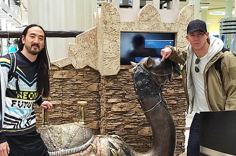 Channing Tatum is in Dubai today
