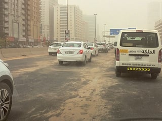 Windy and dusty weather in the past few days in parts of the UAE