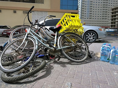 The seized vehicles included several bicycles