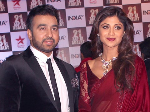 Actress Shilpa Shetty and husband Raj Kundra