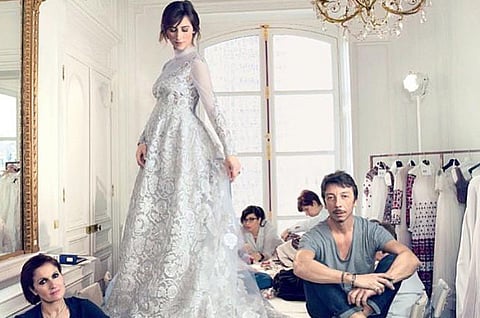 Cumberbatch’s wife shares first image of wedding gown