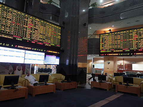 The Abu Dhabi Stock Exchange (ADX) trading floor. ADX has appointed Saeed Hamad Al Dhaheri as Chief Executive Officer.