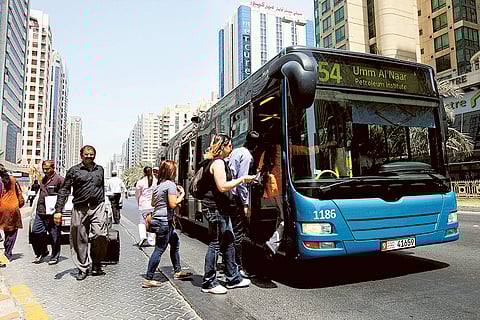 Park and Ride will begin operations in Abu Dhabi from January 2. Picture for illustrative purposes only.