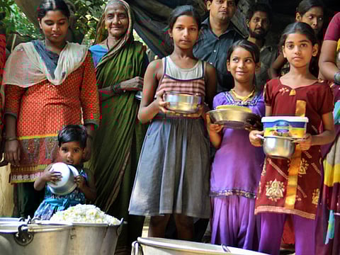 Unique food bank in the Indian capital