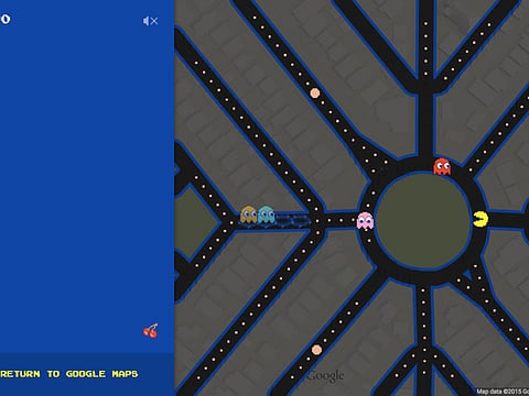 Google Maps turns into Pac-Man’s chomping grounds