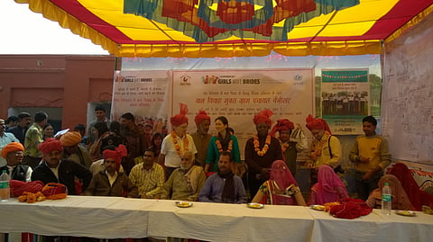 A campaign against child marriages in Rajasthan