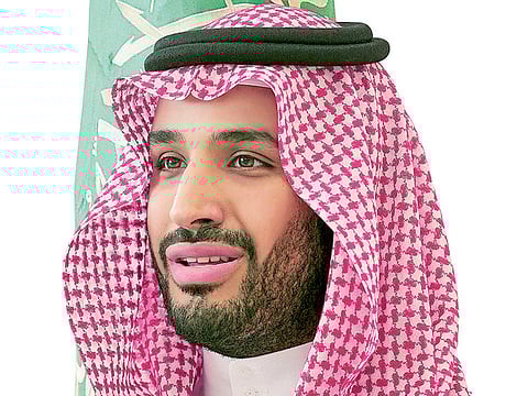 An undated handout photograph made available by the Saudi Press Agency (SPA) shows  Saudi Defence Minister Prince Mohammad bin Salman bin Abdulaziz al-Saud. 