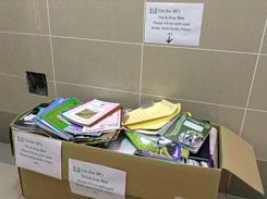 Pick and drop used books to go green