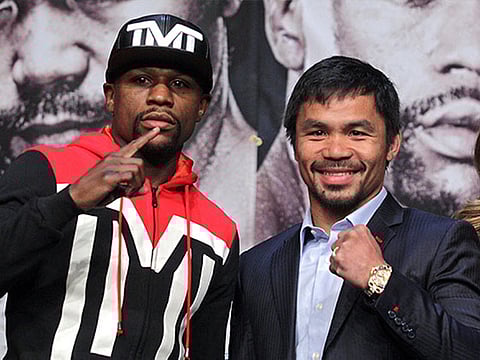 Floyd Mayweather and Manny Pacquiao
