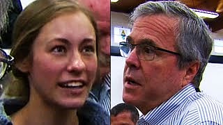 Student stands up to debate Daesh with Bush