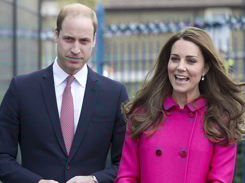 Britain's Prince William and Kate Duchess of Cambridge 