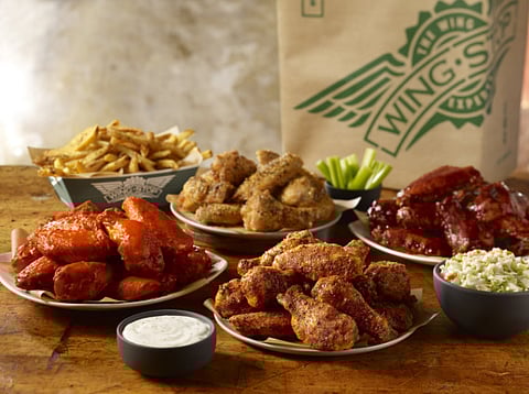 Chicken wings in 11 flavours at Wingstop