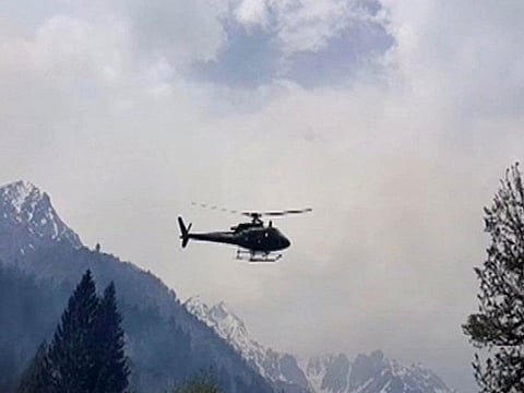 A Pakistani army helicopter on a rescue mission crashed overnight, killing all four aboard. Photo for illustrative purposes.
