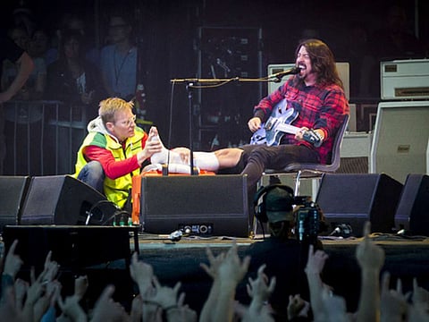 Dave Grohl at 46, a coffee-guzzling, minivan-driving classic rocker