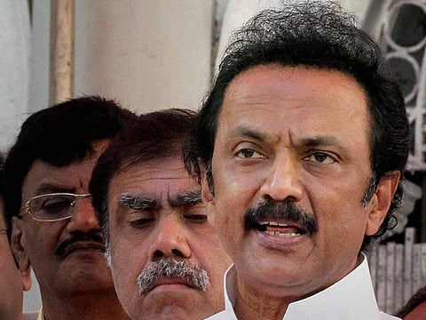 File photo of DMK leader MK Stalin