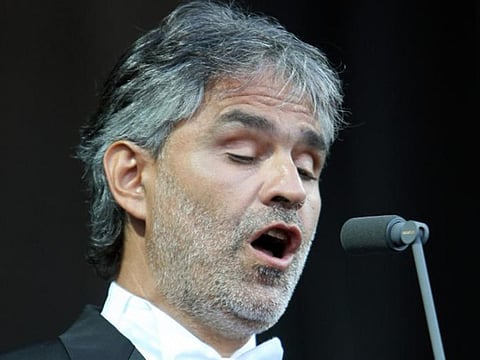 Andrea Bocelli the wedding singer: tenor surprises newlyweds