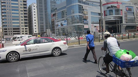 Lack of pedestrian crossings in Sharjah
