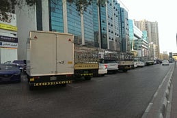 Trucks cause inconvenience to residents