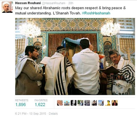Iran’s President Rouhani sends message for Jewish new year
