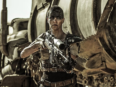 Charlize Theron stars in the film "Mad Max: Fury Road." 