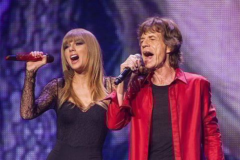 Taylor Swift and Mick Jagger duet in Nashville