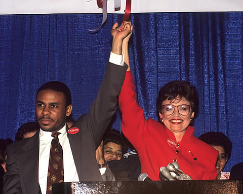 January 2, 1991: Dixon sworn in as Mayor of Washington