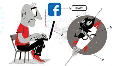 How Facebook spreads falsehoods and paranoia