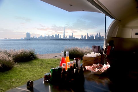New terrace with a view on Dubai Creek