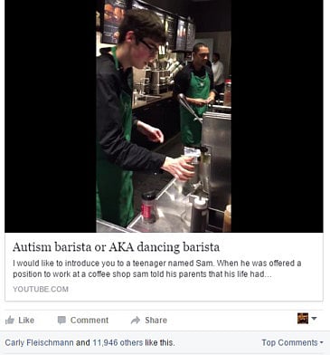 Autistic #DancingBarista video goes viral