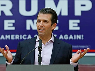 Impeachment: Trump's son tweets name of alleged whistleblower