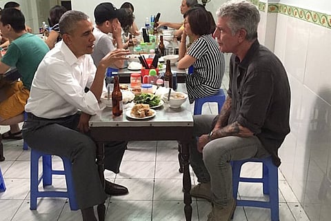 Anthony Bourdain on dining with Trump, Clinton