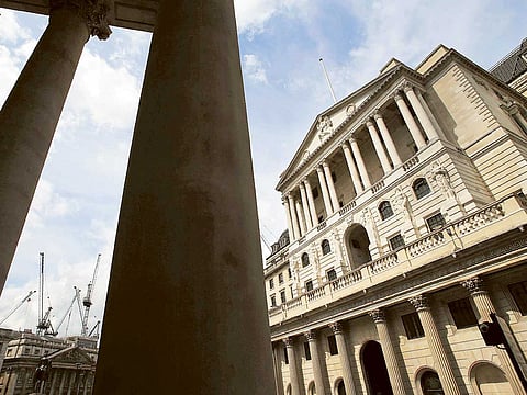 File photo: The Bank of England in the City of London. 