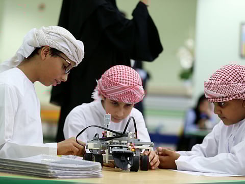 Students in Abu Dhabi