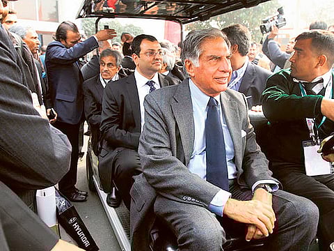 File picture of Tata Group's Ratan Tata and, behind him, Cyrus Mistry. Mistry had a troubled history during his tenure as chairman and was ousted. The legal wrangle that lasted four years subsequent to his eviction is now over with the Supreme Court decision.