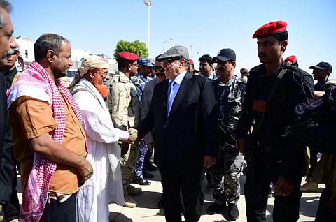 Hadi hails improved security in Yemen’s Hadramout