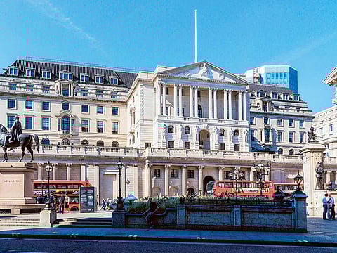 The Bank of England headquarters building, Threadneedle Street, City of London. Several BoE policymakers have said in recent weeks they might consider cutting rates below zero.ritain sold a government bond with a negative yield for the first time on Wednesday.