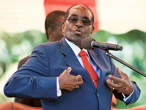 Zimbabwe former President Robert Mugabe 