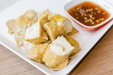 The perfect crispy fried tofu