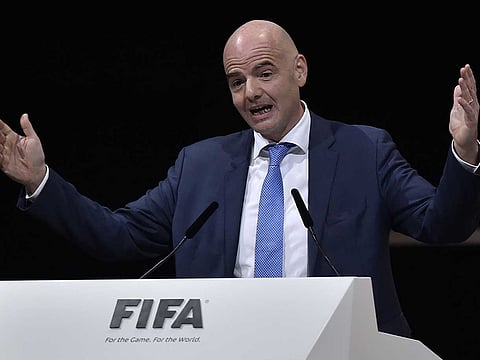 Fifa president Gianni Infantino 