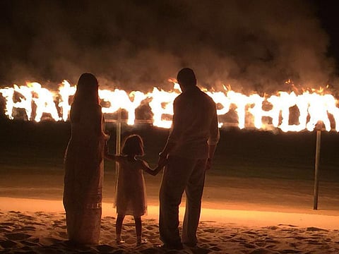 How is Abhishek celebrating turning 40 today?