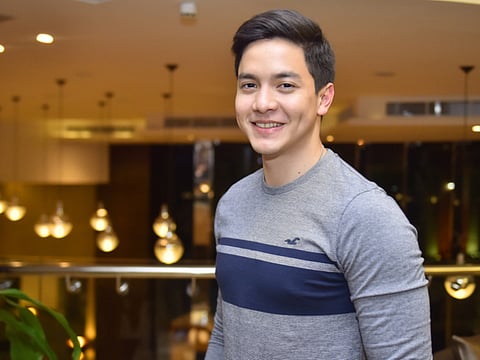 Alden Richards in Dubai on March 9, 2016.