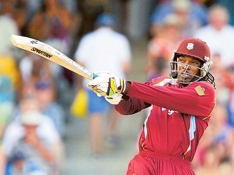 West Indies opener Chris Gayle.