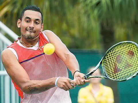 Australia’s Nick Kyrgios has a track record of making off-colour remarks. Last year he drew universal condemnation for lurid remarks about Stan Wawrinka’s teenage girlfriend.