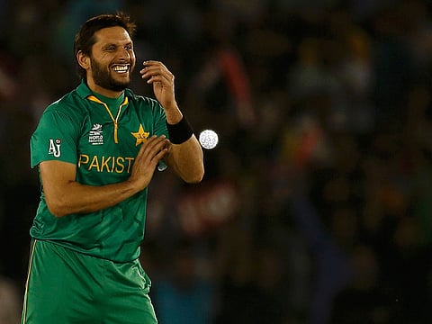 Former Pakistan captain Shahid Afridi.