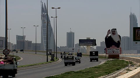 The highway in Manama, Bahrain.